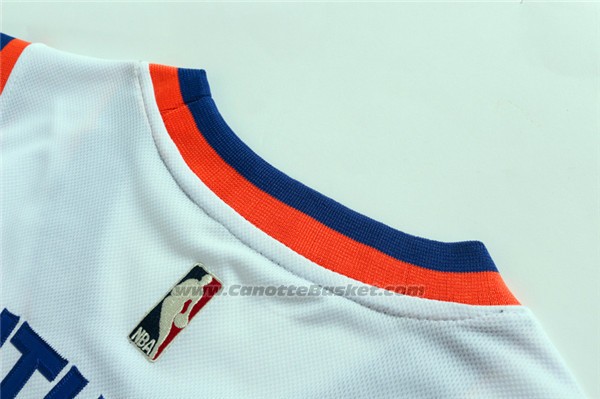 Maglia New York Knicks Carmelo Anthony #7 Retro Bianco